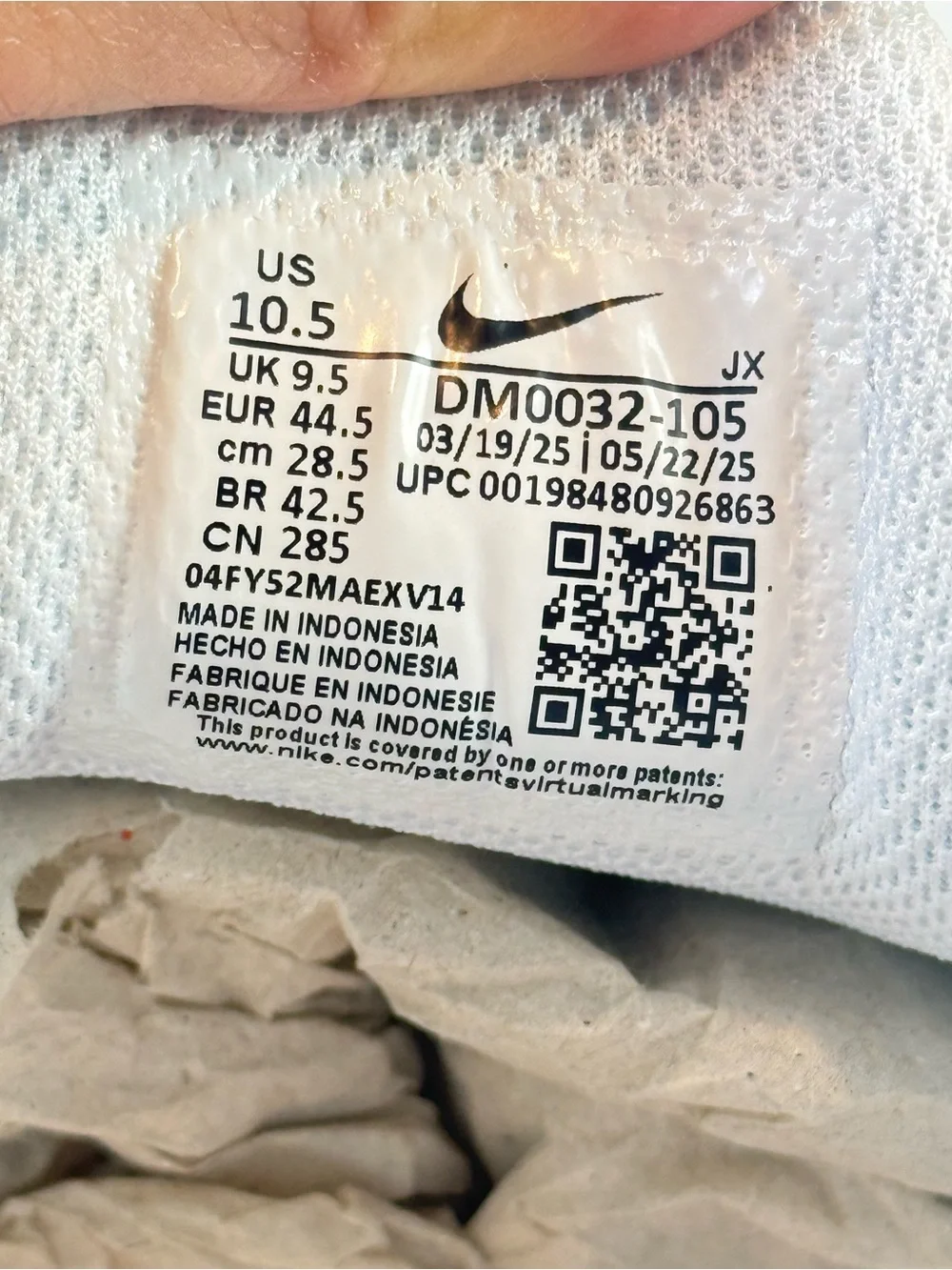 Nike Air Max White Deep Night Men Sneakers 10.5 Activewear Sportwear Deadstock